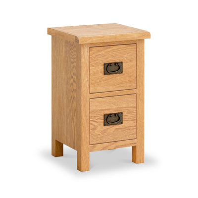 Surrey Oak Slim Bedside Table