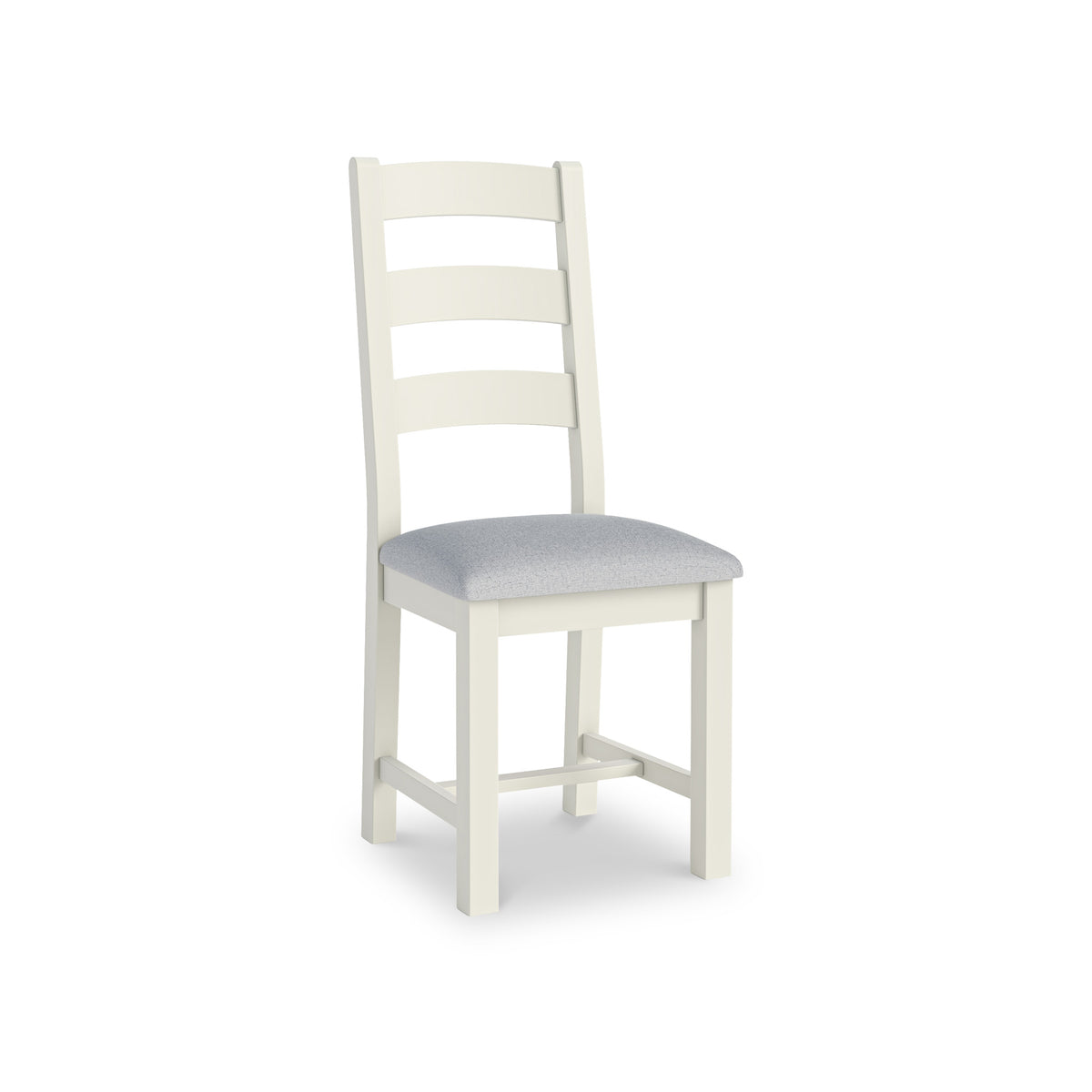 Bude Ivory Dining Chair with Fabric Seat from Roseland Furniture