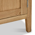 Saxon Oak Large Sideboard by Roseland Furniture
