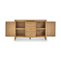 Saxon Oak Large Sideboard by Roseland Furniture