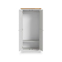 Farrow Grey Double Full Hanging Wardrobe from Roseland Furniture