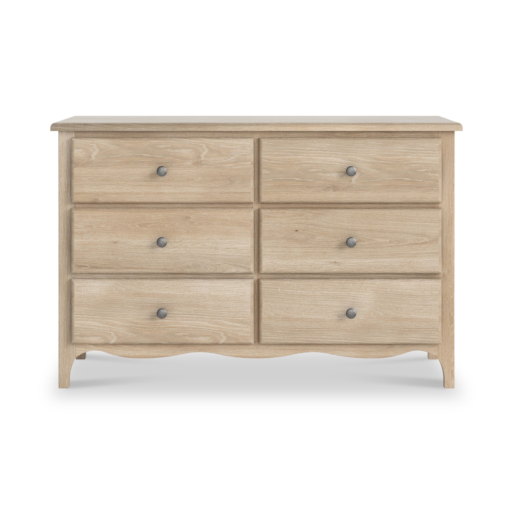 Celine Oak 6 Drawer Chest