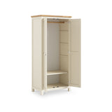 Farrow Cream Double Full Hanging Wardrobe from Roseland Furniture