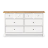 Farrow White XL 8 Drawer Large Chest 