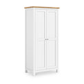 Farrow White Double Full Hanging Wardrobe from Roseland Furniture