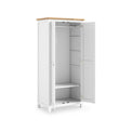 Farrow White Double Full Hanging Wardrobe from Roseland Furniture