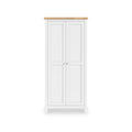 Farrow White Double Full Hanging Wardrobe from Roseland Furniture