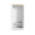 Farrow White Double Full Hanging Wardrobe from Roseland Furniture