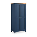 Farrow Navy Double Full Hanging Wardrobe from Roseland Furniture