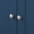 Farrow Navy Blue Double Full Hanging Wardrobe from Roseland Furniture
