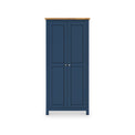 Farrow Navy Blue Double Full Hanging Wardrobe from Roseland Furniture