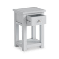 Duchy Inox Grey 1 Drawer Nightstand