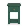 Duchy Puck Green 1 Drawer Bedside Cabinet