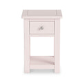 Duchy Dorchester Pink 1 Drawer Bedside cabinet