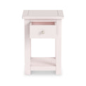 Duchy Dorchester Pink 1 Drawer Bedside Table