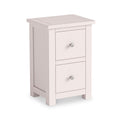 Duchy Dorchester Pink 2 Drawer Bedside Table from Roseland Furniture