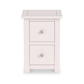Duchy Dorchester Pink 2 Drawer Bedside Cabinet