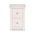 Duchy Dorchester Pink 2 Drawer Bedside Cabinet