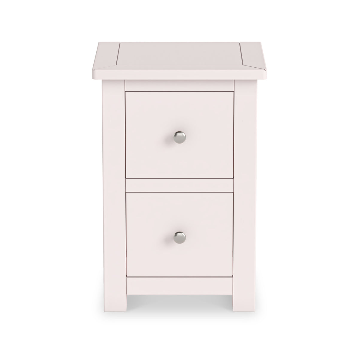 Duchy Dorchester Pink 2 Drawer Bedside Cabinet