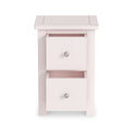 Duchy Dorchester Pink 2 Drawer Bedside Table from Roseland Furniture