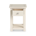 Duchy Linen Cream 1 Drawer Bedside Table