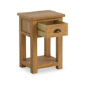 Duchy Waxed Oak 1 Drawer Bedside Table