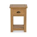 Duchy Waxed Oak 1 Drawer Bedside Table