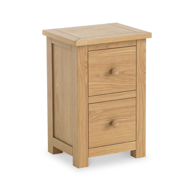 Duchy Oak 2 Drawer Bedside Table