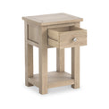 Duchy Washed Oak 1 Drawer Bedside Cabinet