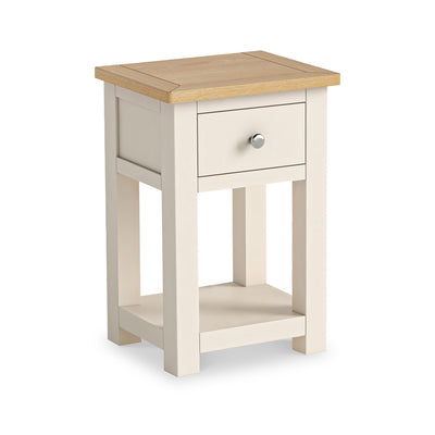 Duchy 1 Drawer Bedside Table with Oak Top