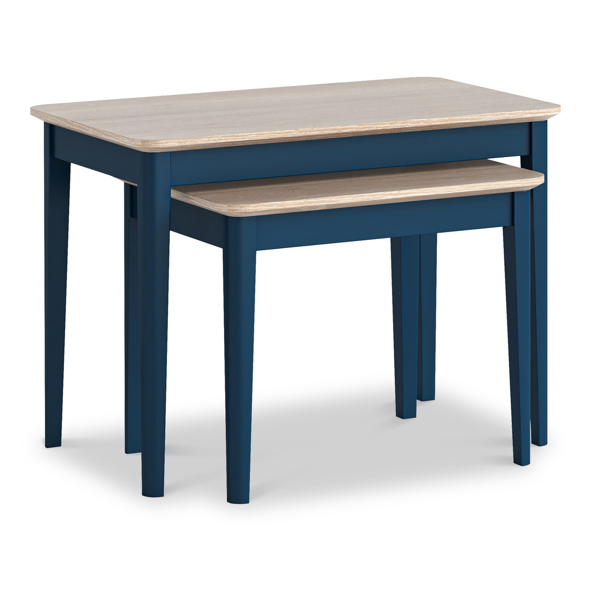 Penrose Naby Blue  Nest of 2 Tables from Roseland Furniture