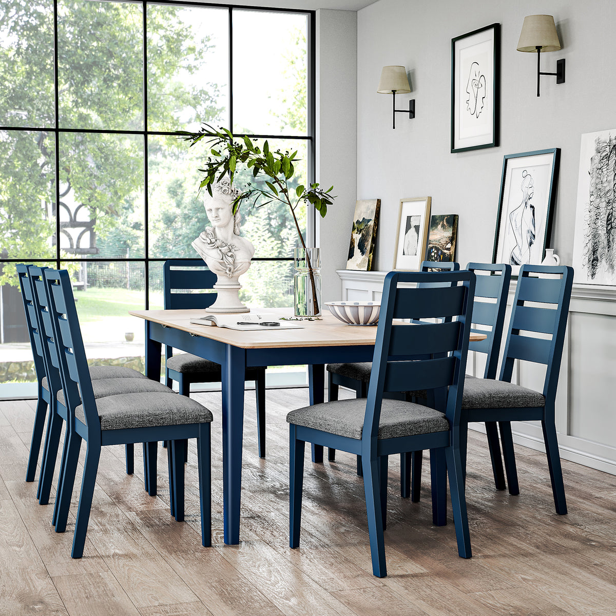 Penrose Ladder Back Dining Chair from Roseland Furniture