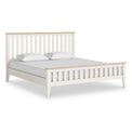 Penrose Coconut White Super King Slatted Bed from Roseland Furniture