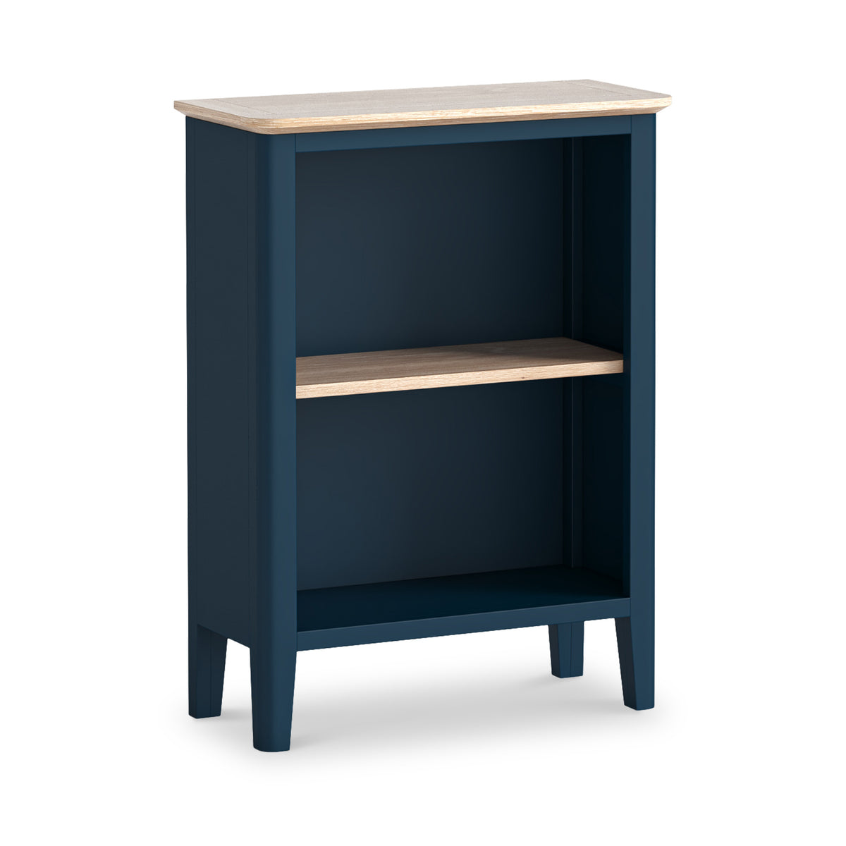 Penrose Navy Blue Small Bookcase from Roseland Furniture