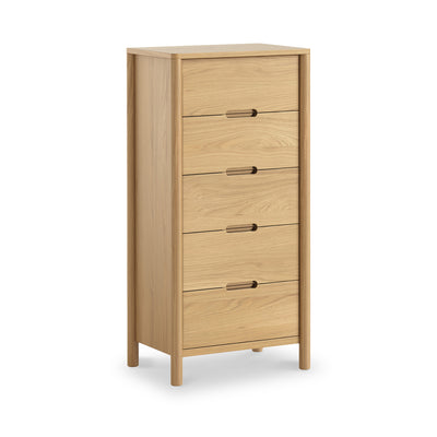 Carnon Oak 5 Drawer Chest