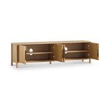 Carnon Oak 180cm TV Unit from Roseland Furniture