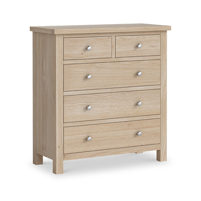 Farrow Oak 2 Over 3 Chest Of Drawers