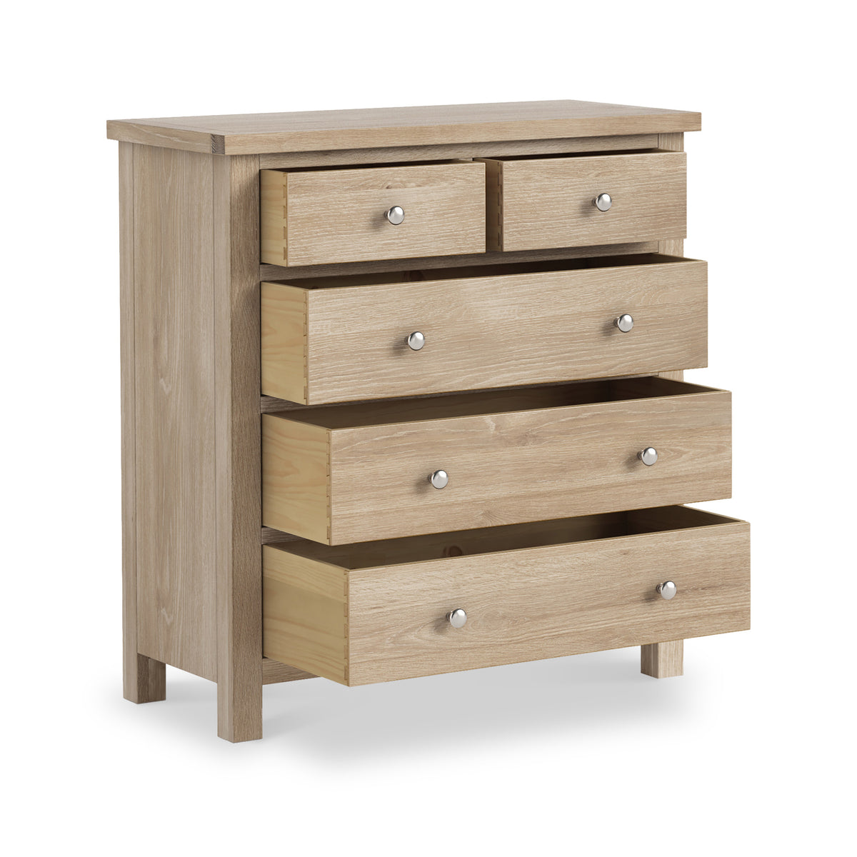Farrow Oak 2 Over 3 Chest Of Drawers