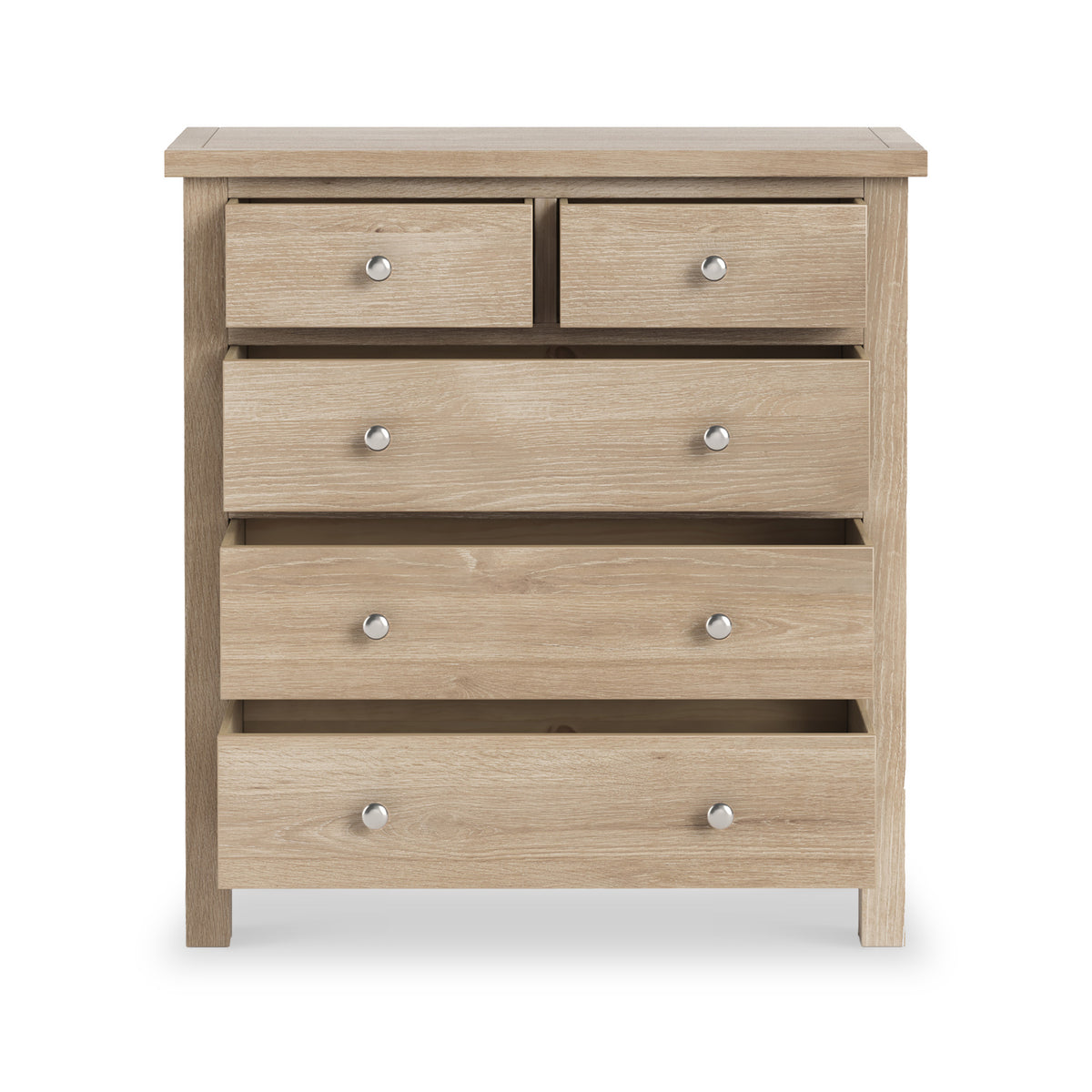 Farrow Oak 2 Over 3 Chest Of Drawers