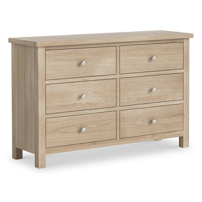 Farrow Washed Oak 6 Drawer Chest