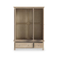 Farrow Oak 3 Door Wardrobe with Drawers