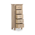 Farrow Oak 5 Drawer Tall Chest of Drawers
