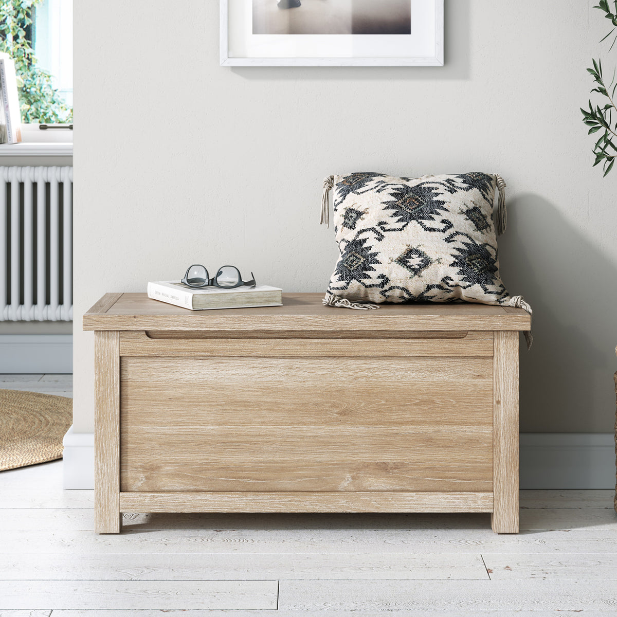 Farrow Oak Blanket Box from Roseland Furniture