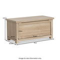 Farrow Oak Blanket Box