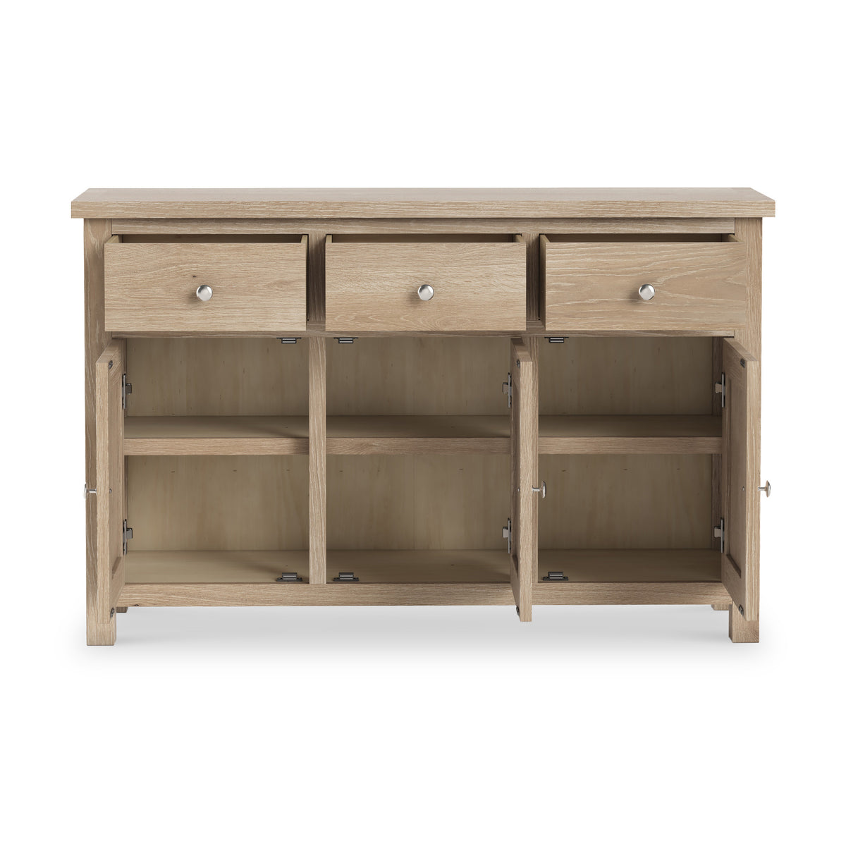 Farrow Oak Large 3 Door Sideboard Cabinet