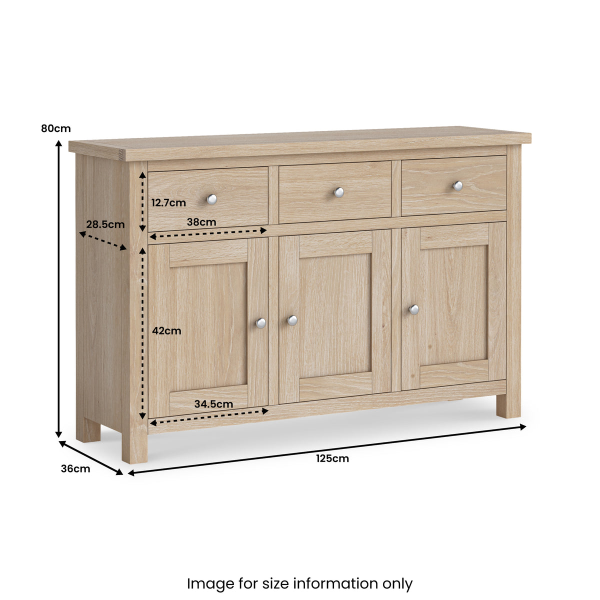 Farrow Oak Large Sideboard