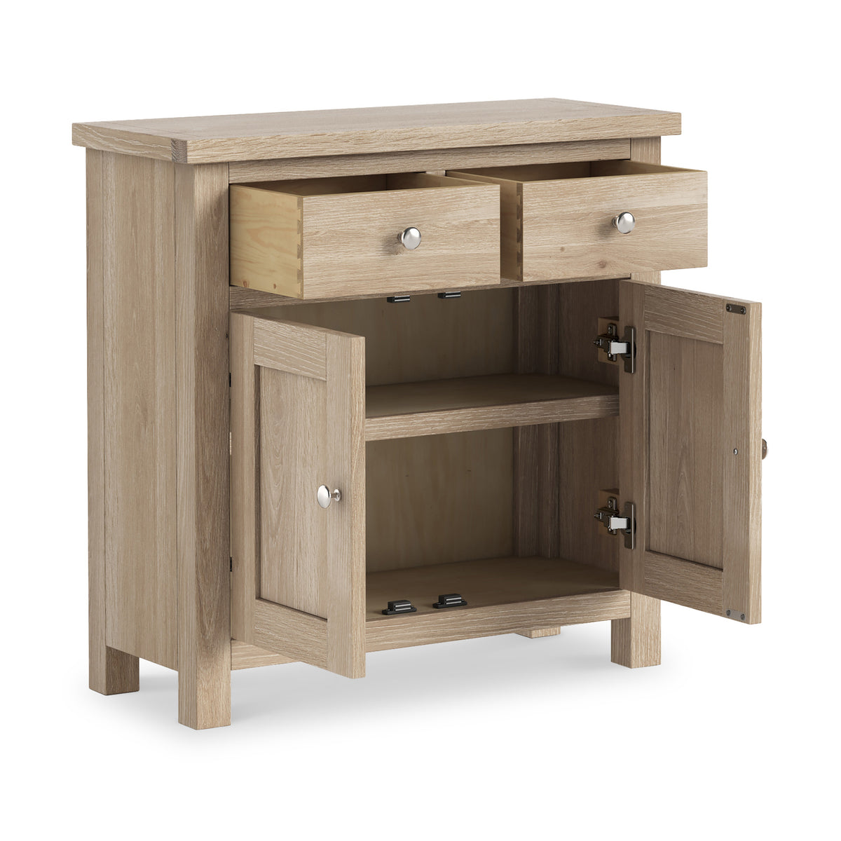 Farrow Oak Mini 2 Door Sideboard Cabinet 