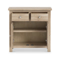 Farrow Oak Mini Sideboard Cabinet for Living Room