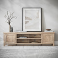 Farrow Oak 180cm Extra Wide TV Stand from Roseland Furniture