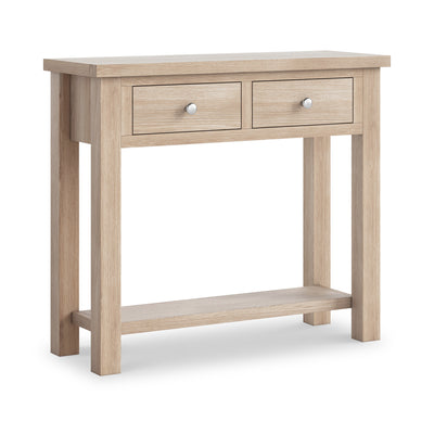 Farrow Washed Oak Console Table